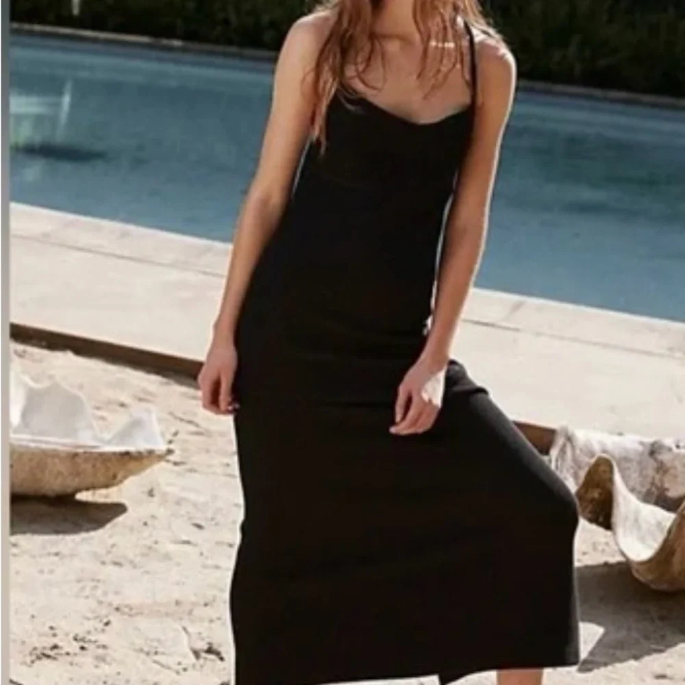 Free People Beach Moss Midi Dress - Picture 2 of 5